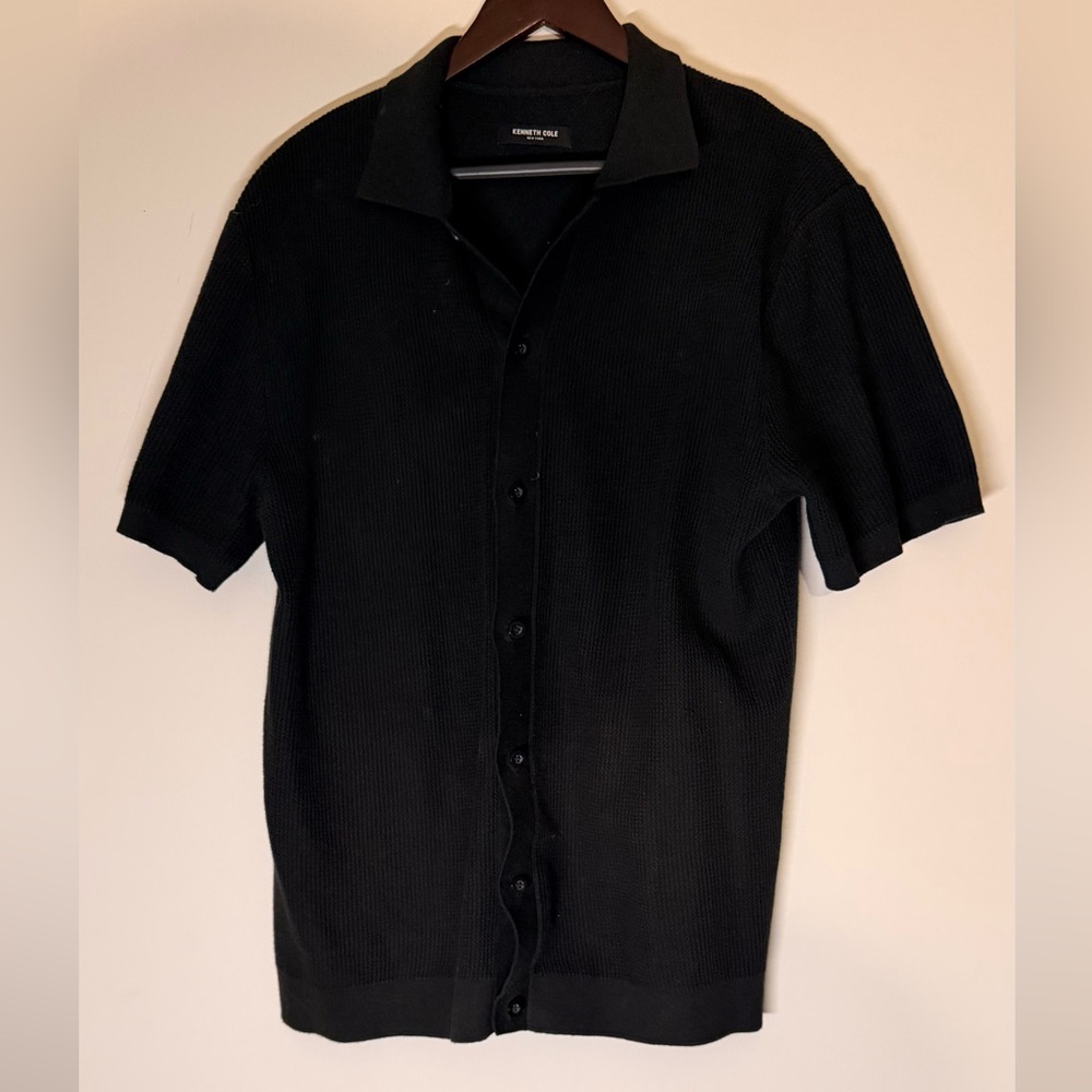 Kenneth Cole Black Knit Sweater